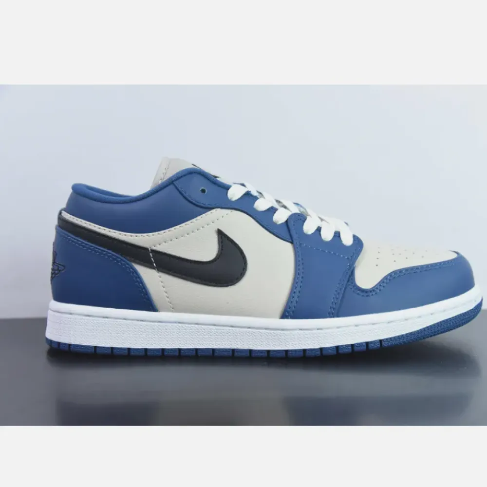 Air Jordan 1 Low ‘Georgetown’ French Blue/Black-College Grey-Sail DC0774-402