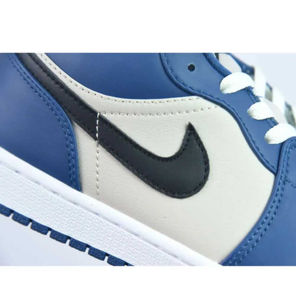 Air Jordan 1 Low ‘Georgetown’ French Blue/Black-College Grey-Sail DC0774-402