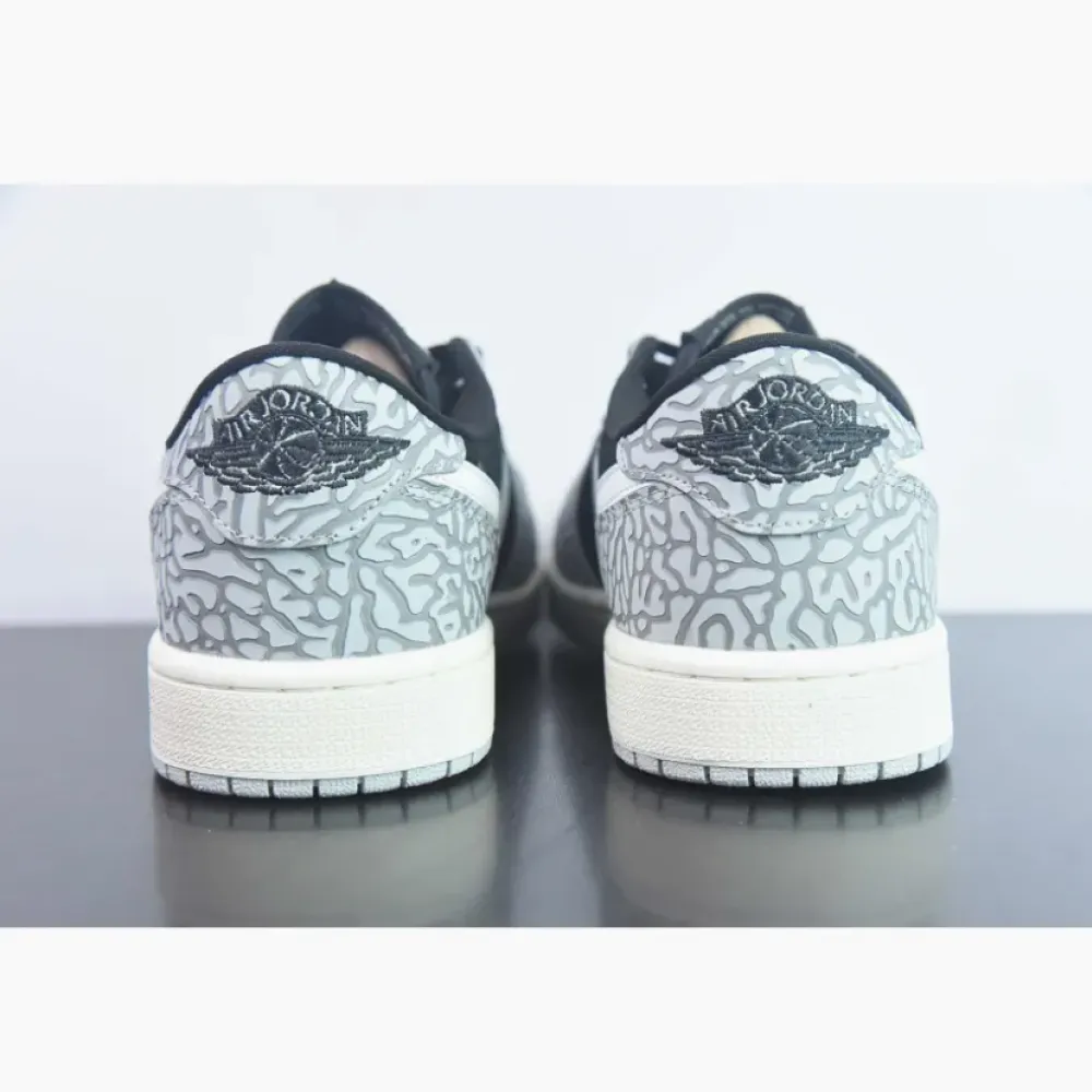 Air Jordan 1 Low OG “Black Cement”  CZ0790-001