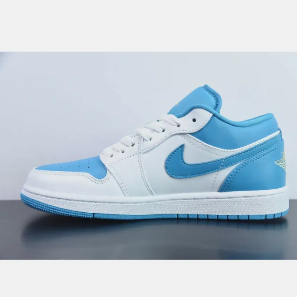 Air Jordan 1 Low Aquatone/Celestial Gold-White 553560-174