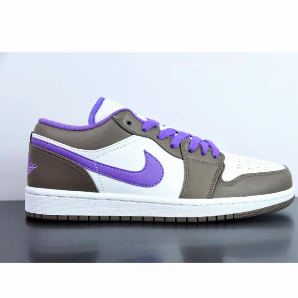 Air Jordan 1 Low Palomino/Wild Berry-White  553558-215
