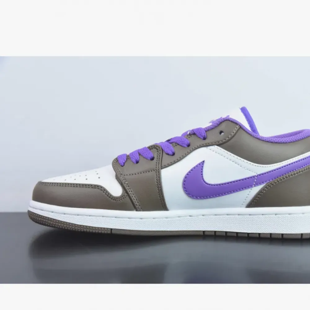 Air Jordan 1 Low Palomino/Wild Berry-White  553558-215