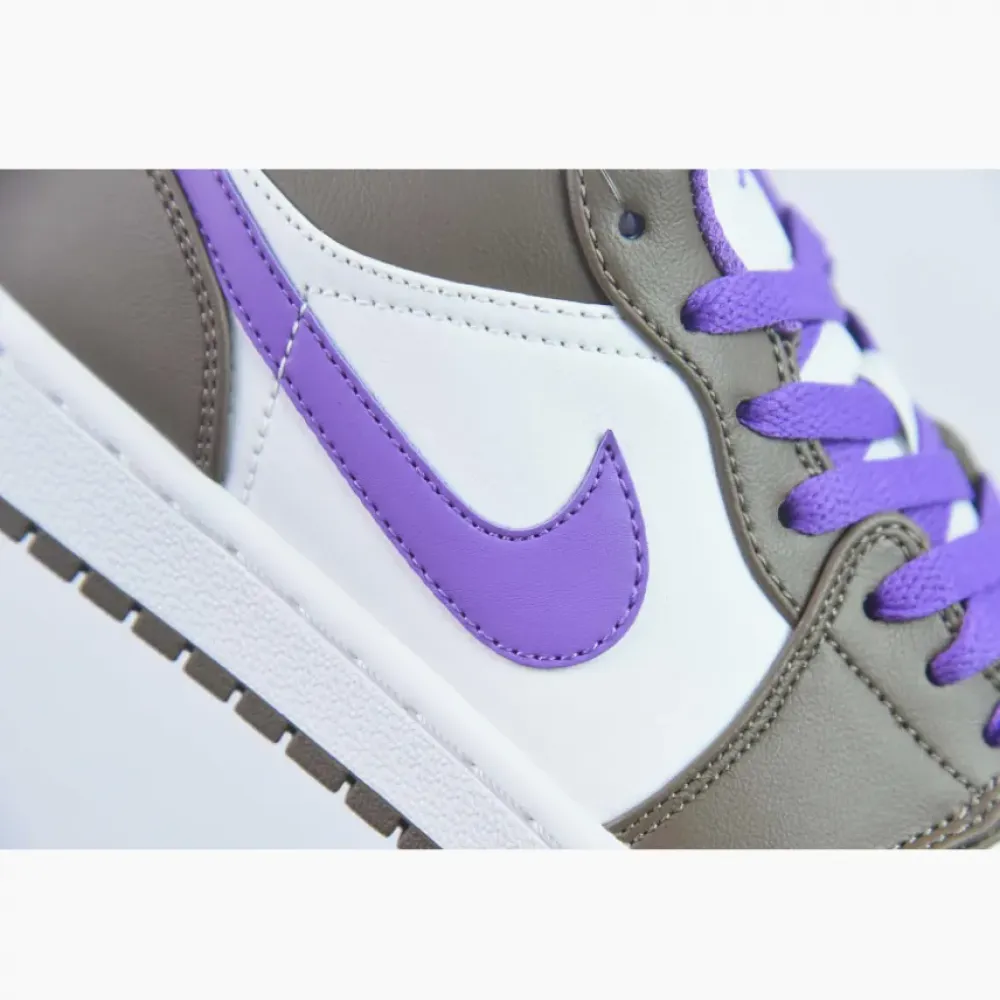 Air Jordan 1 Low Palomino/Wild Berry-White  553558-215