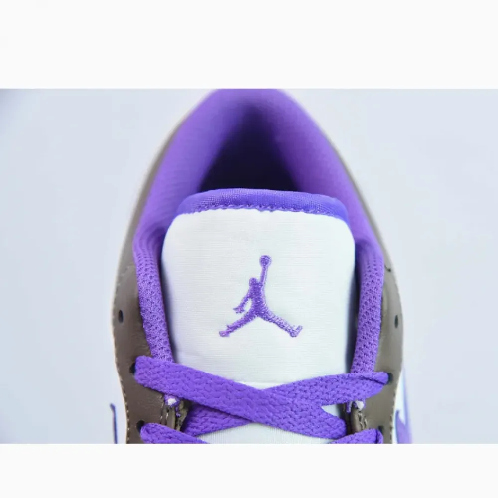 Air Jordan 1 Low Palomino/Wild Berry-White  553558-215