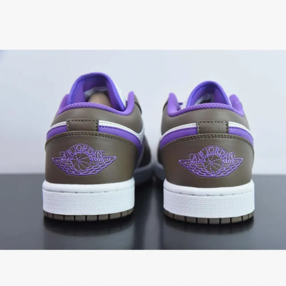 Air Jordan 1 Low Palomino/Wild Berry-White  553558-215