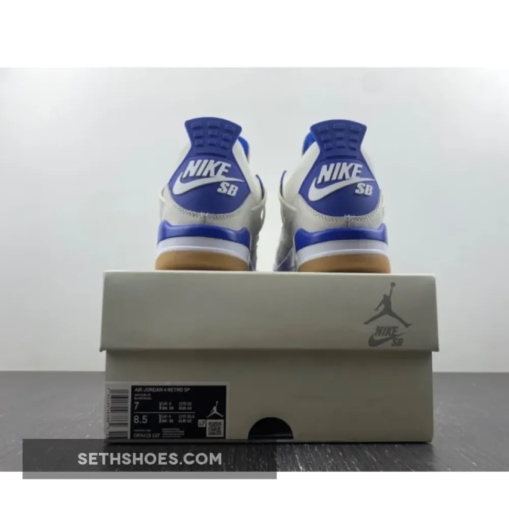 Nike SB x Air Jordan 4 “Blue Sapphire”