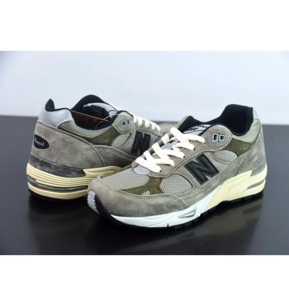 JJJJound x New Balance 991 Cobblestone/Covert Green/Black  M991JJA