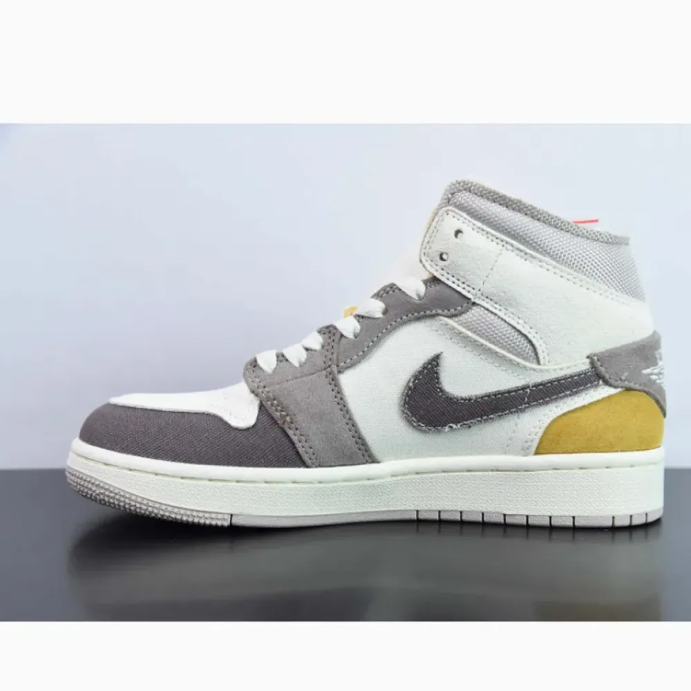 Air Jordan 1 Mid Sail/Taupe Haze/Fossil Stone  DM9652-102