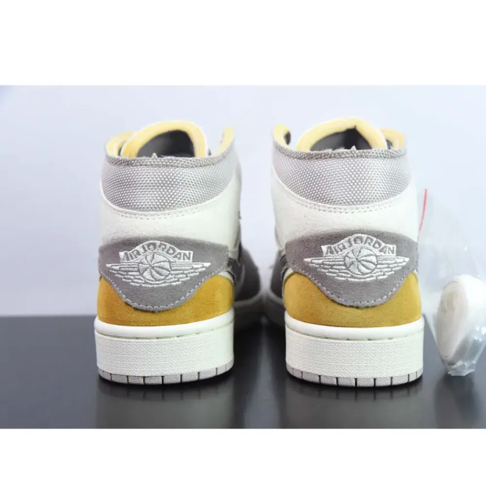 Air Jordan 1 Mid Sail/Taupe Haze/Fossil Stone  DM9652-102