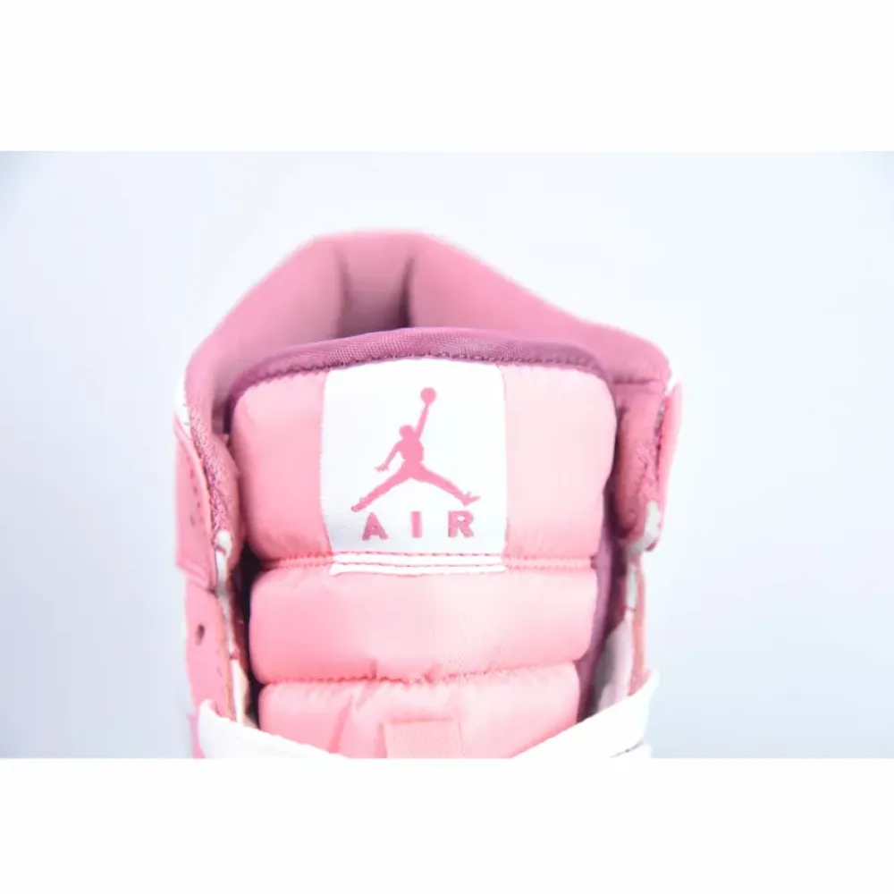 Air Jordan 1 Mid ‘Valentine’s Day’ Coral Chalk/Desert Berry/White  DQ8423-616