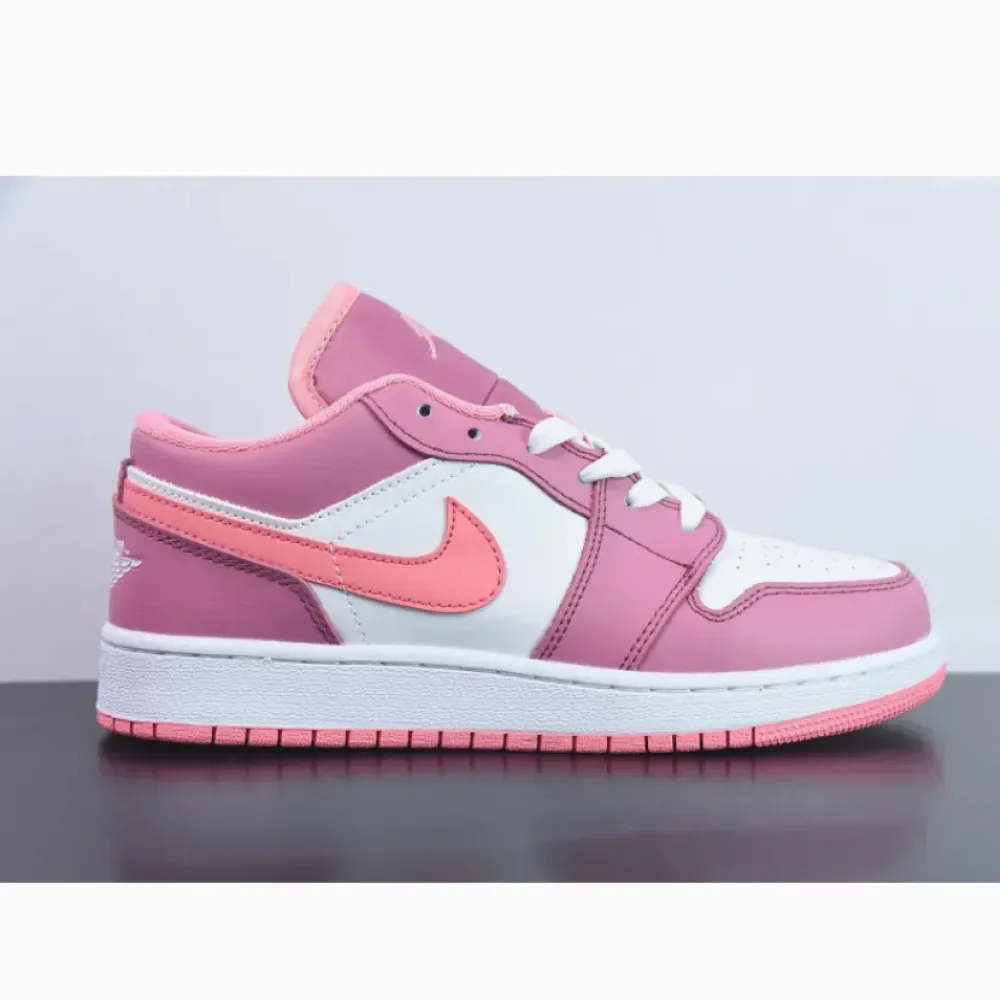 Air Jordan 1 Low Desert Berry/Coral Chalk-White  553560-616