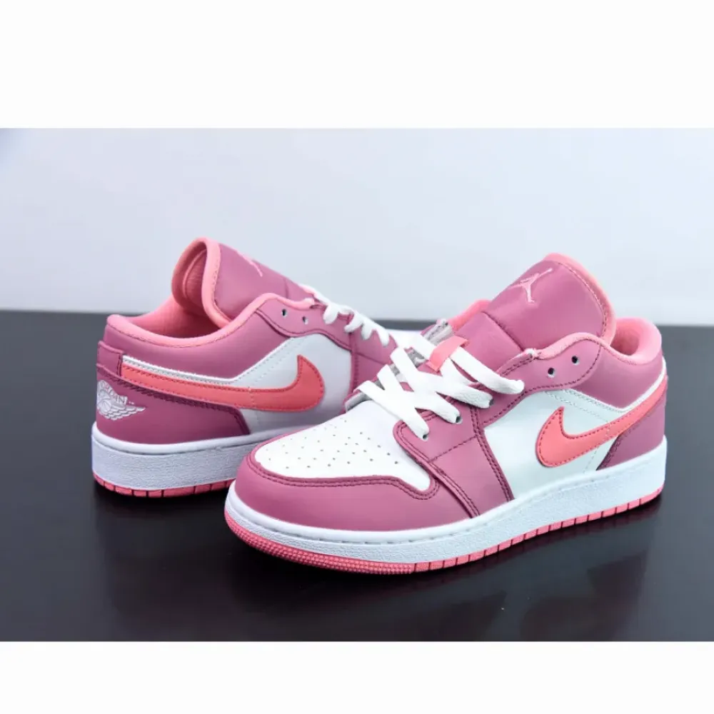 Air Jordan 1 Low Desert Berry/Coral Chalk-White  553560-616