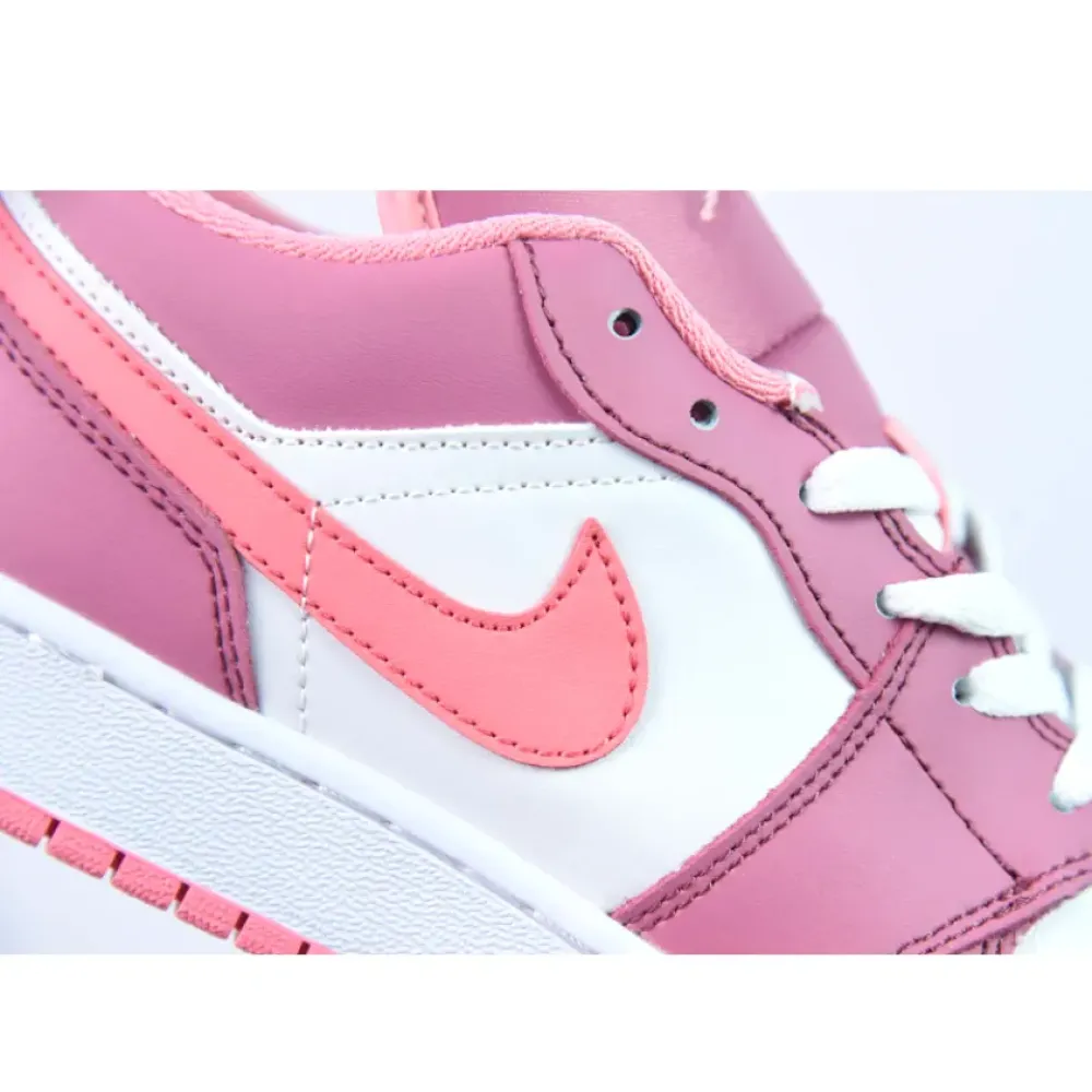 Air Jordan 1 Low Desert Berry/Coral Chalk-White  553560-616