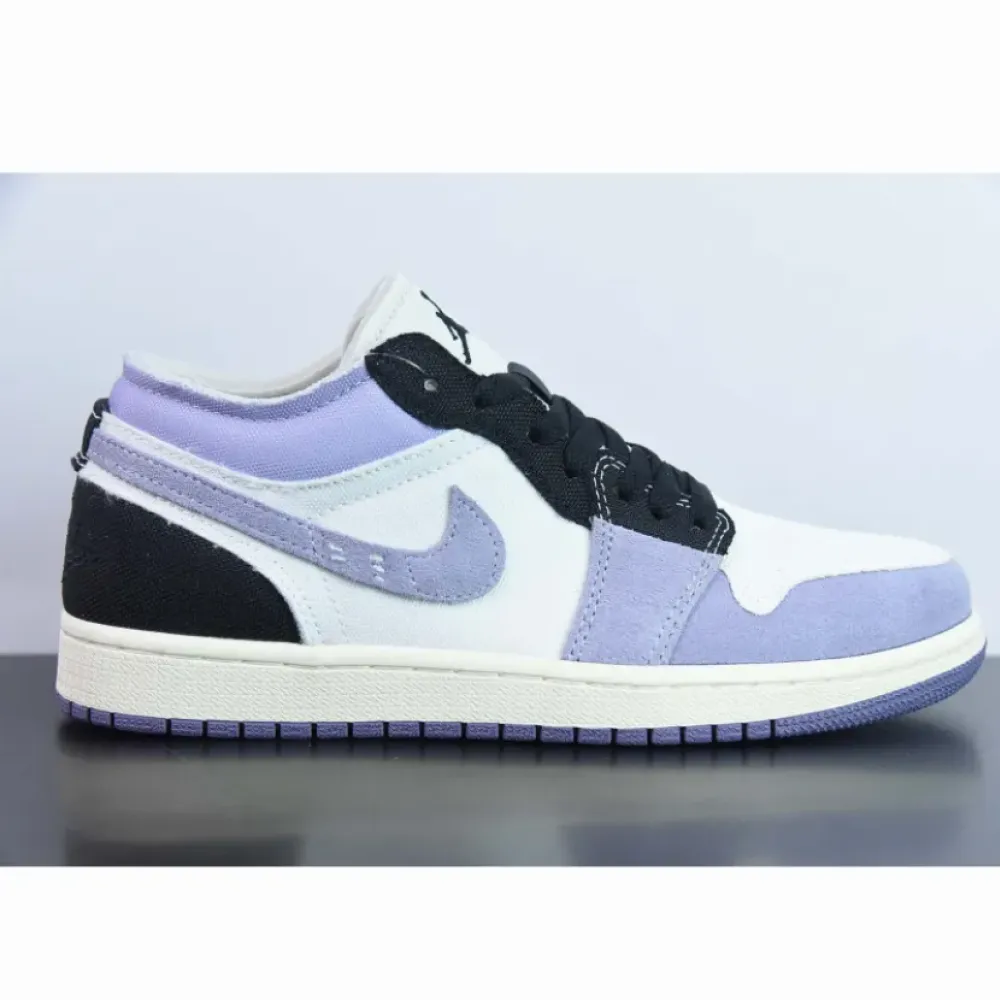 Air Jordan 1 Low Craft Inside Out Grey Black  DZ4135-002