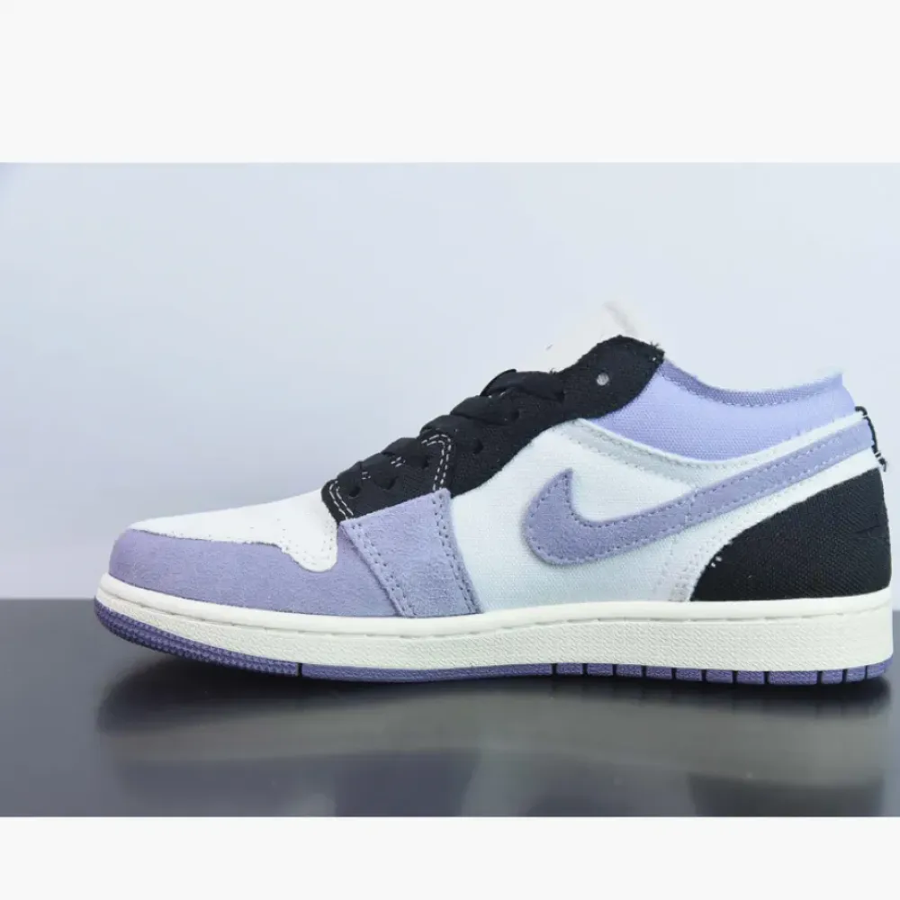 Air Jordan 1 Low Craft Inside Out Grey Black  DZ4135-002