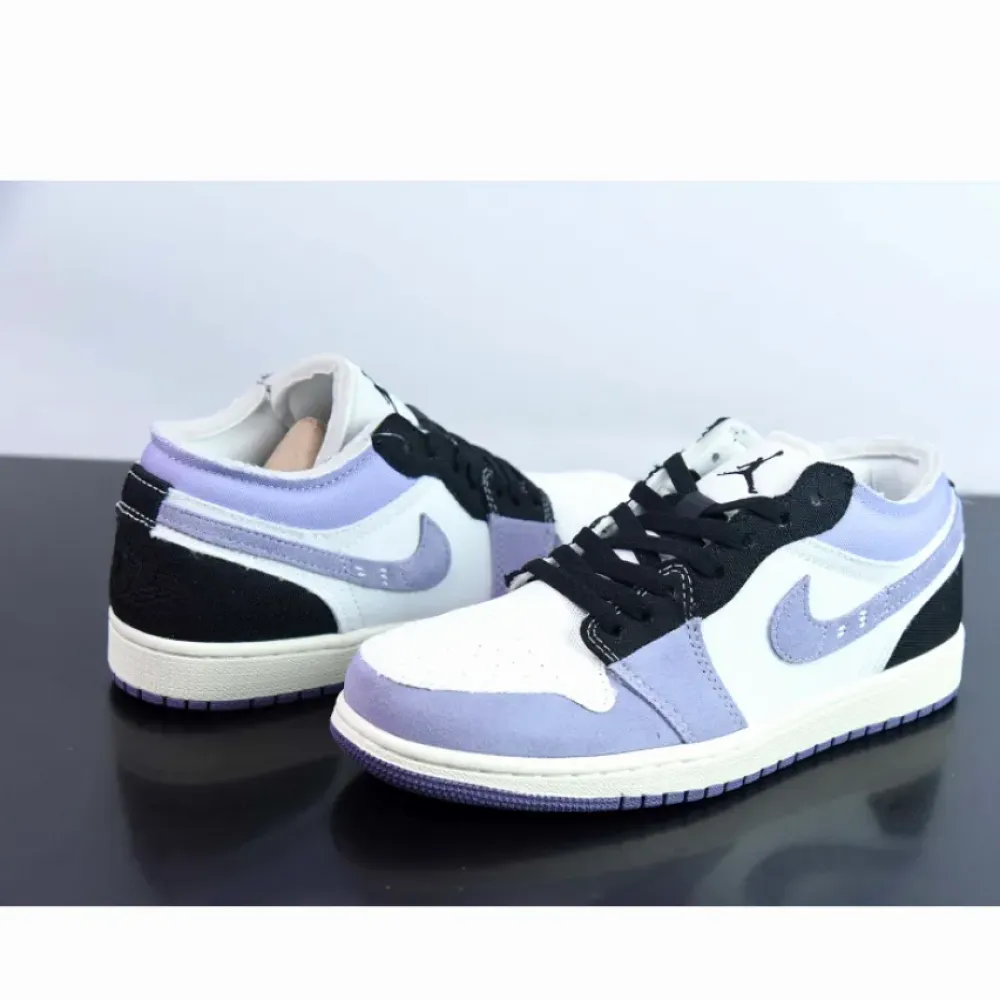 Air Jordan 1 Low Craft Inside Out Grey Black  DZ4135-002