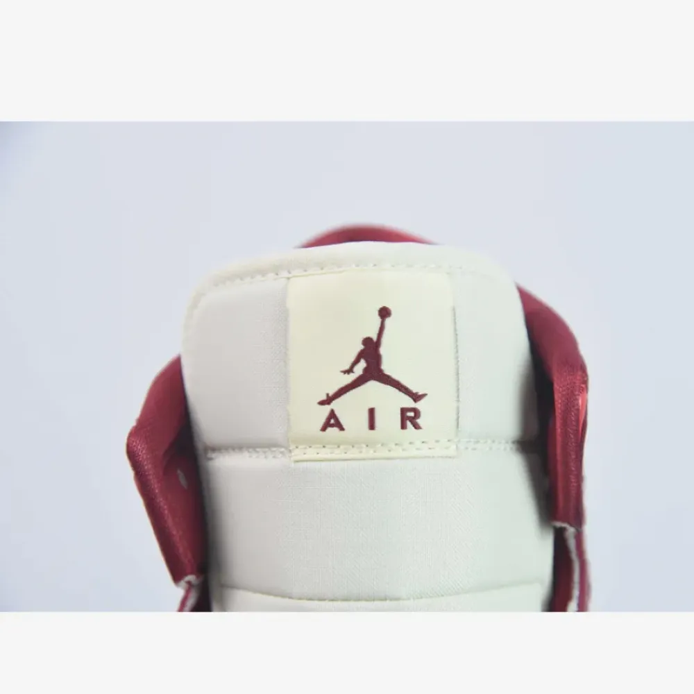 Air Jordan 1 Mid “Tiki Leaf” Team Red/Sail/Muslin  DZ2820-601