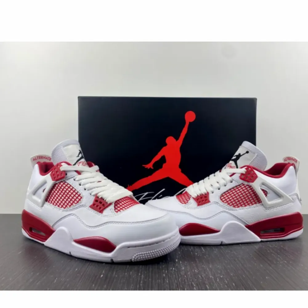 Air Jordan 4 “Alternate ’89” White/Black-Gym Red  308497-106