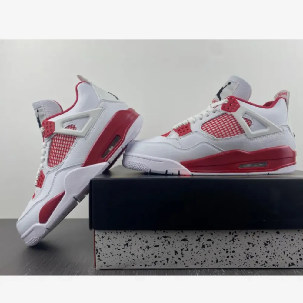 Air Jordan 4 “Alternate ’89” White/Black-Gym Red  308497-106