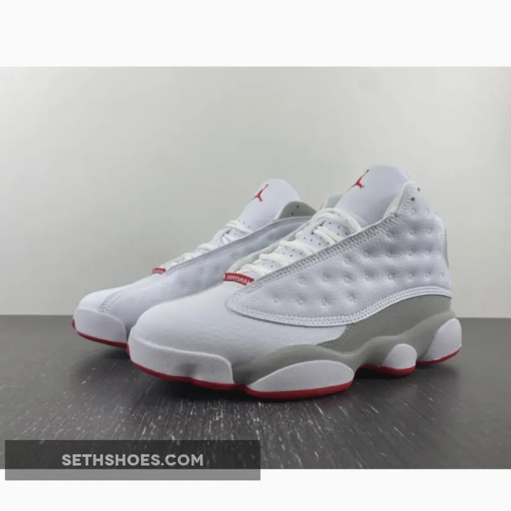 Air Jordan 13 White/True Red-Wolf Grey  414571-160