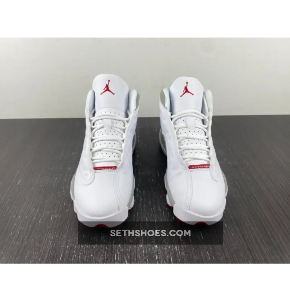 Air Jordan 13 White/True Red-Wolf Grey  414571-160