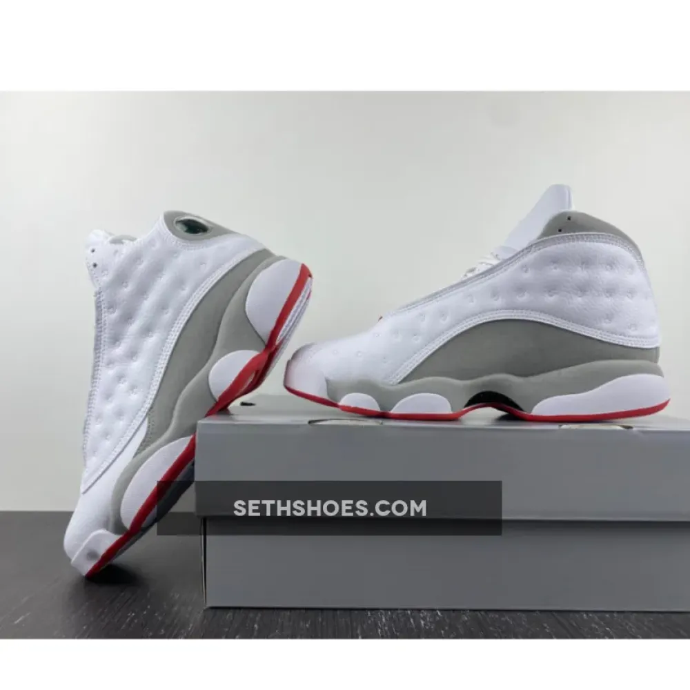 Air Jordan 13 White/True Red-Wolf Grey  414571-160