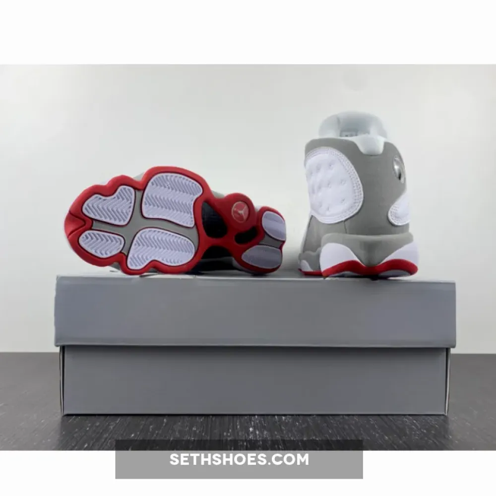 Air Jordan 13 White/True Red-Wolf Grey  414571-160