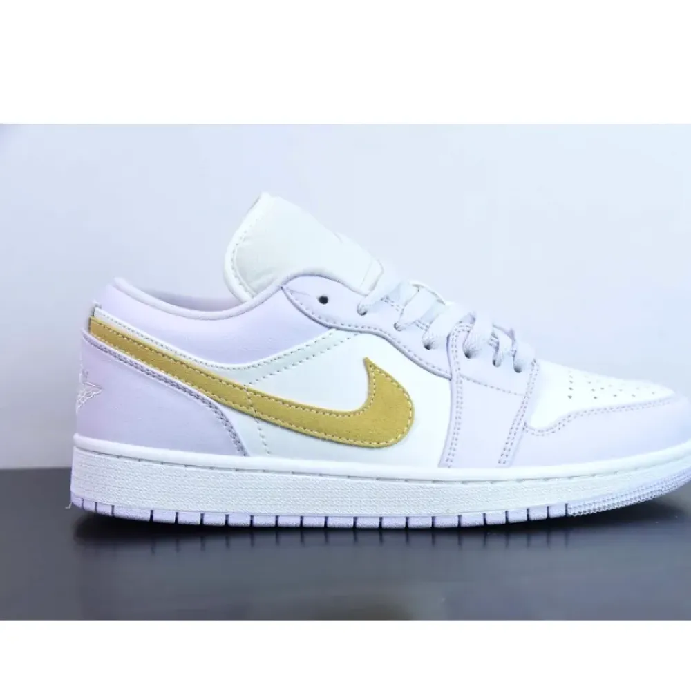 Air Jordan 1 Low Barely Grape/White/Lemon Wash  DC0774-501