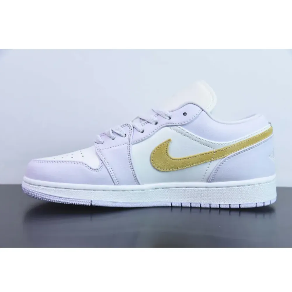 Air Jordan 1 Low Barely Grape/White/Lemon Wash  DC0774-501