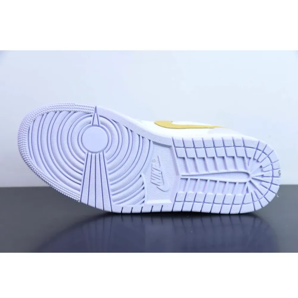 Air Jordan 1 Low Barely Grape/White/Lemon Wash  DC0774-501