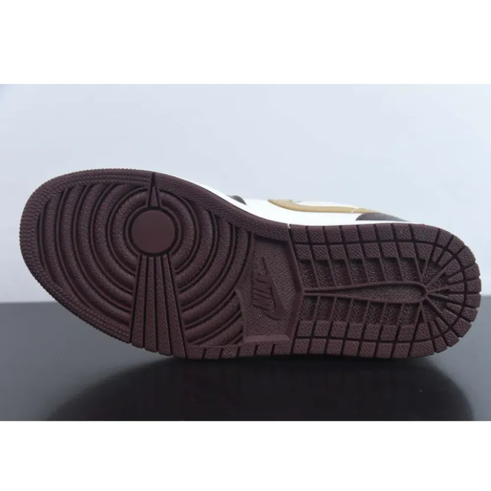 Air Jordan 1 Low Mocha Shadow Brown Sail  DC0774-200