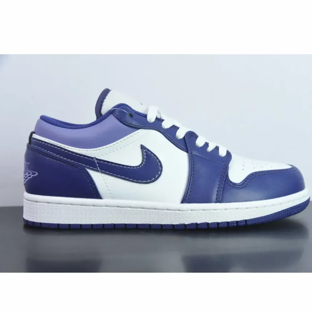Air Jordan 1 Low “Blueberry” Sky J Purple/White  553558-515