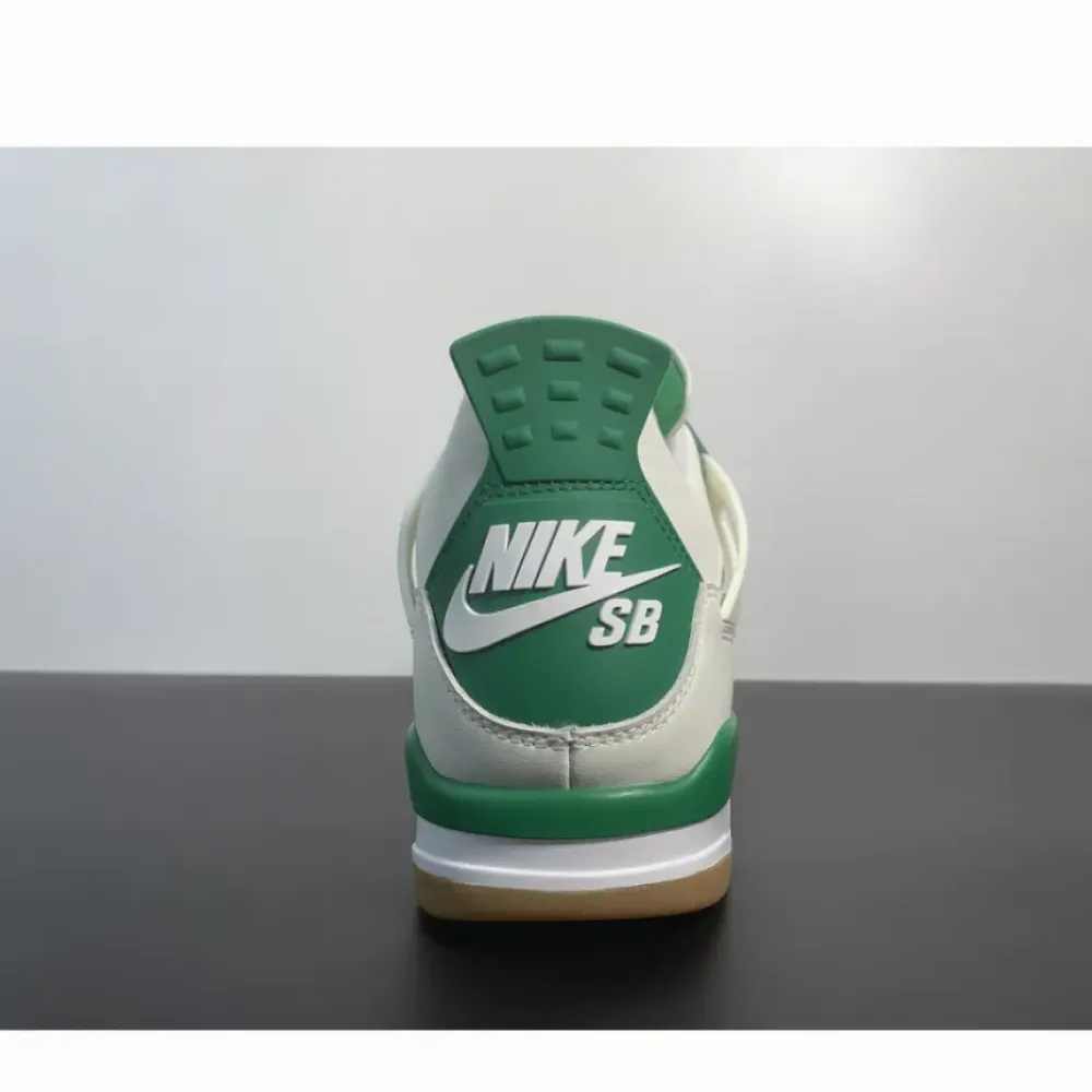 Nike SB x Air Jordan 4 Sail/Pine Green-Neutral Grey-White  DR5415-103