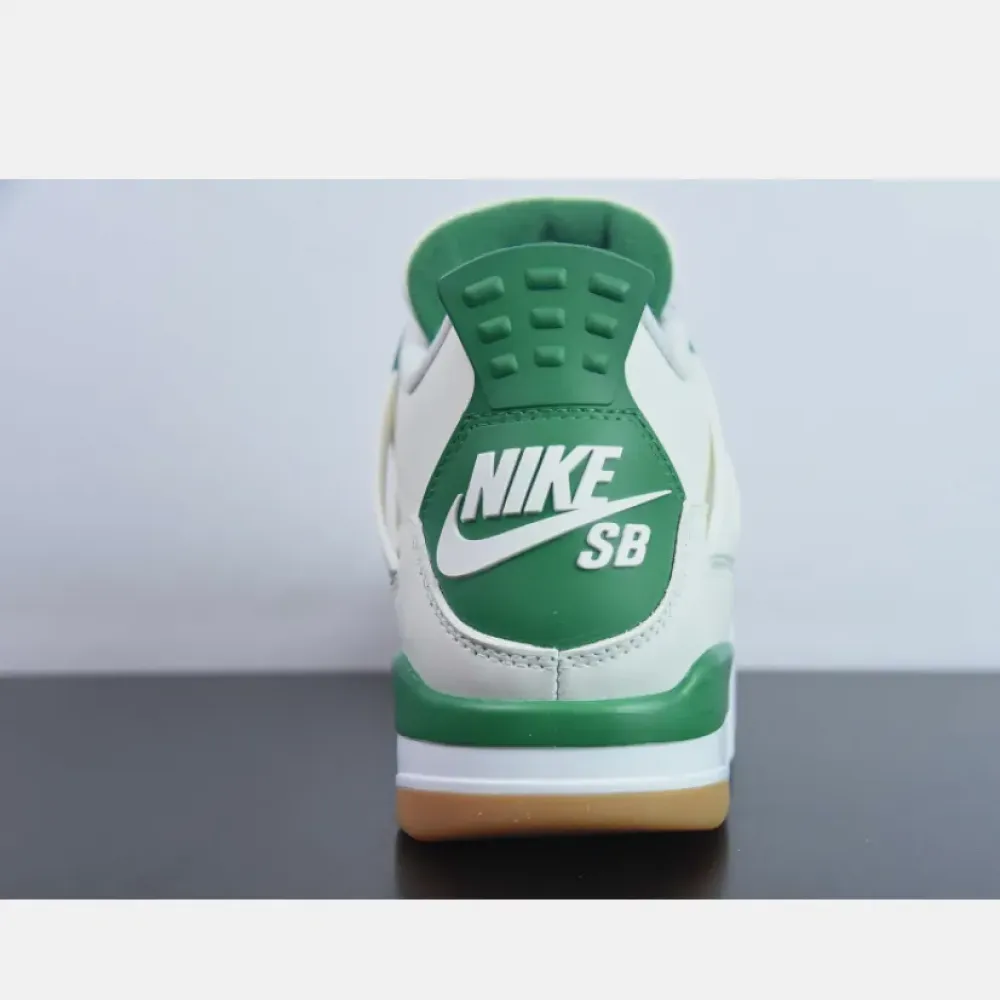Nike SB x Air Jordan 4 Sail/Pine Green-Neutral Grey-White  DR5415-103