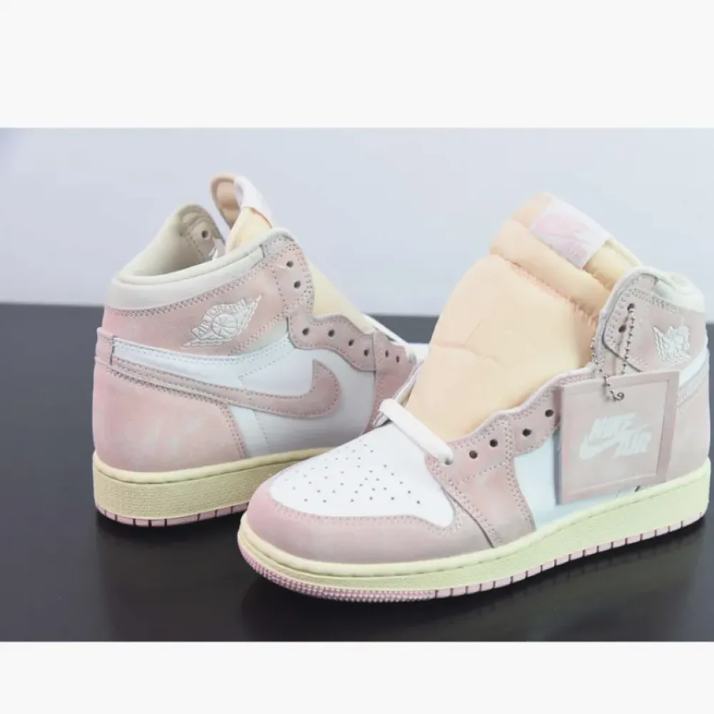 Air Jordan 1 High OG “Washed Pink” Atmosphere/White/Muslin/Sail  FD2596-600