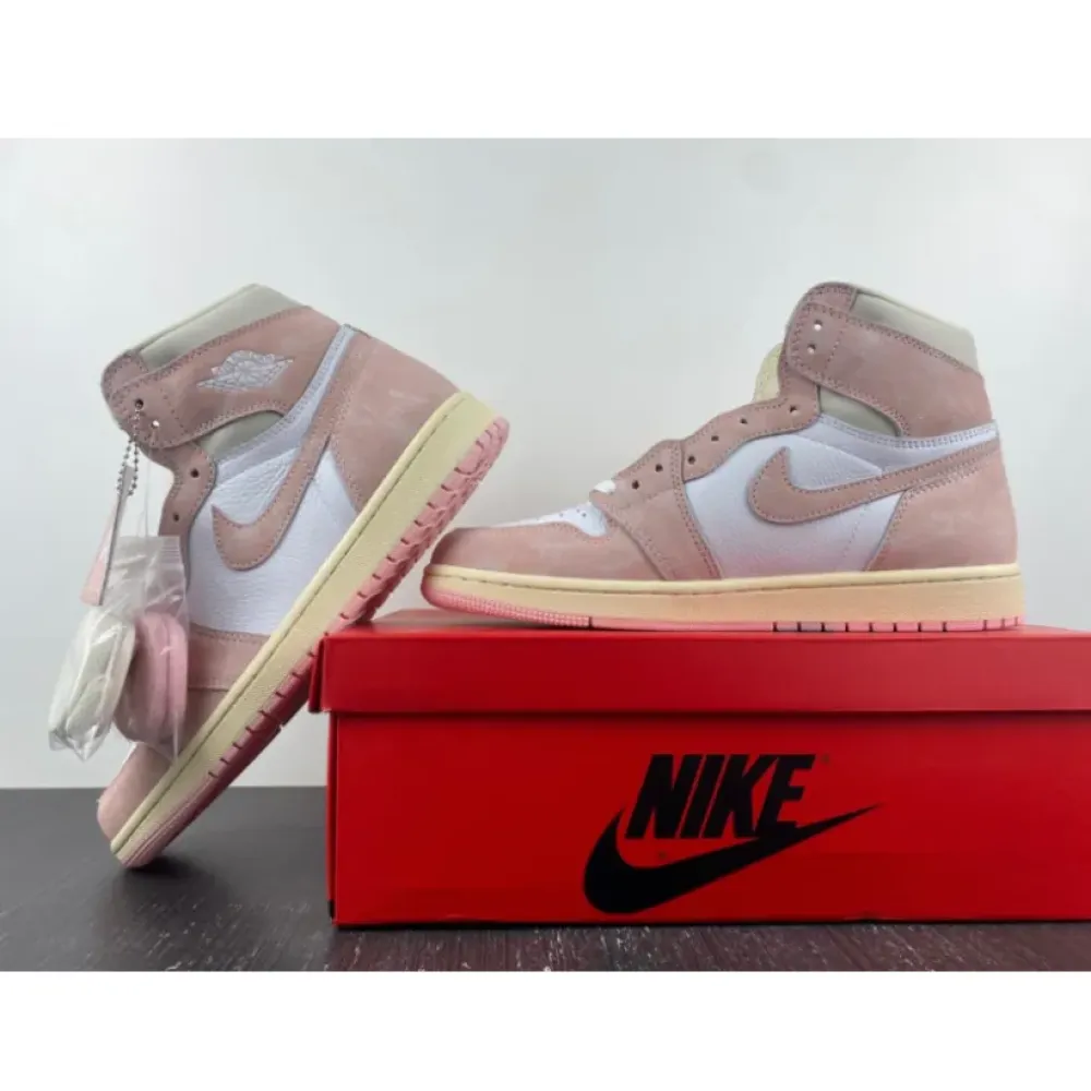 Air Jordan 1 High OG “Washed Pink” Atmosphere/White/Muslin/Sail  FD2596-600