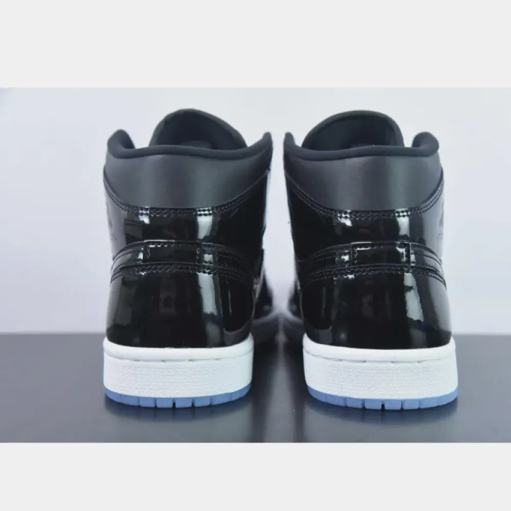 Air Jordan 1 Mid “Space Jam” Black/Dark Concord-White  DV1308-004