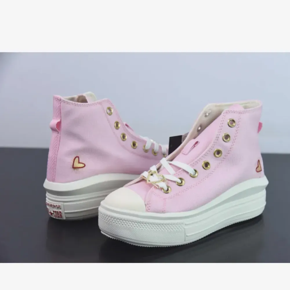 Converse Chuck Taylor All-Star Move Hi Platform Sunrise Pink/Egret A05140C