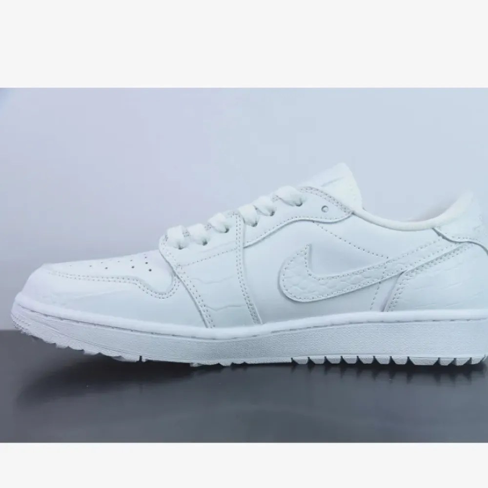 Air Jordan 1 Low Golf “White Croc”  DD9315-110