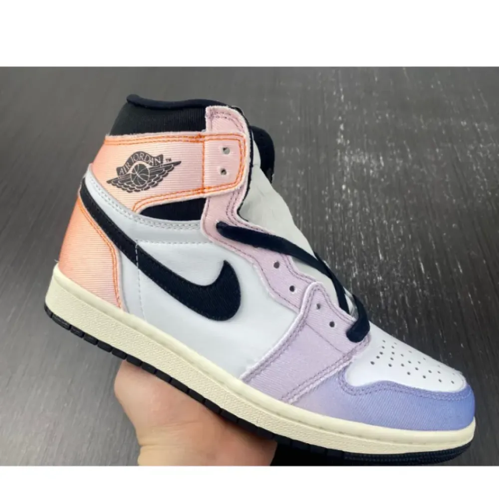 Air Jordan 1 High OG “Skyline” Vivid Orange/Black-Iced Lilac-True Blue-Sail DX0054-805