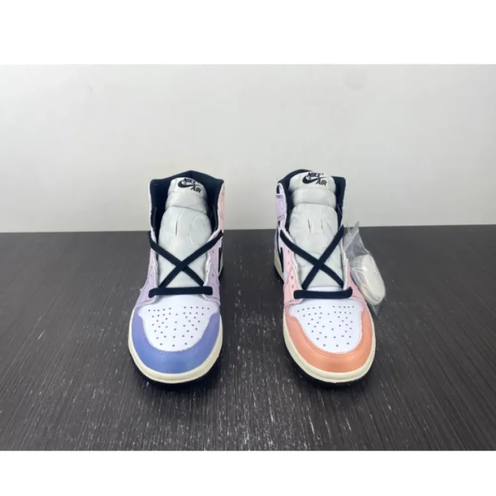 Air Jordan 1 High OG “Skyline” Vivid Orange/Black-Iced Lilac-True Blue-Sail DX0054-805