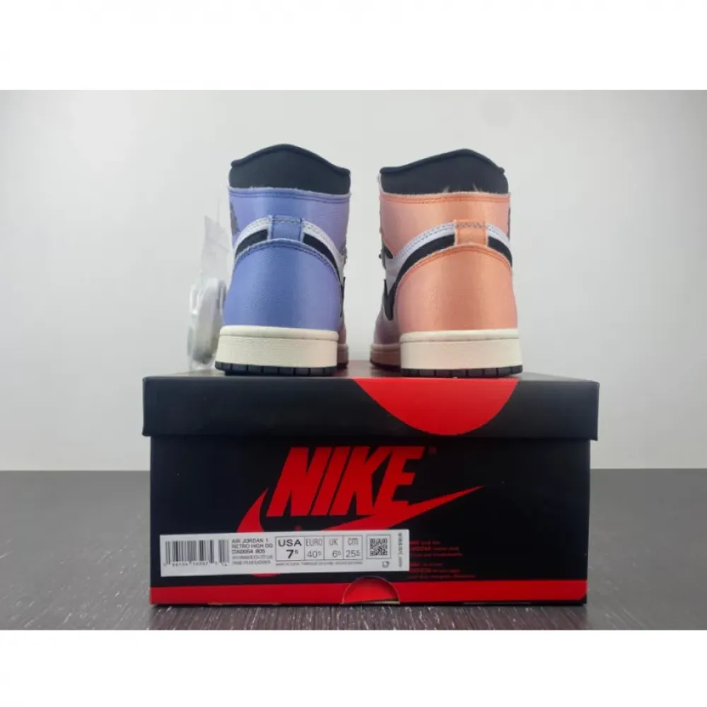 Air Jordan 1 High OG “Skyline” Vivid Orange/Black-Iced Lilac-True Blue-Sail DX0054-805