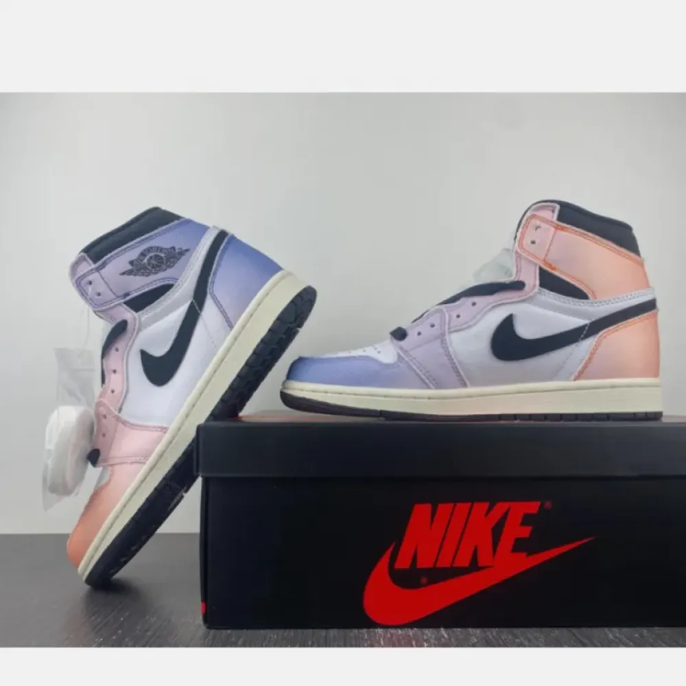 Air Jordan 1 High OG “Skyline” Vivid Orange/Black-Iced Lilac-True Blue-Sail DX0054-805