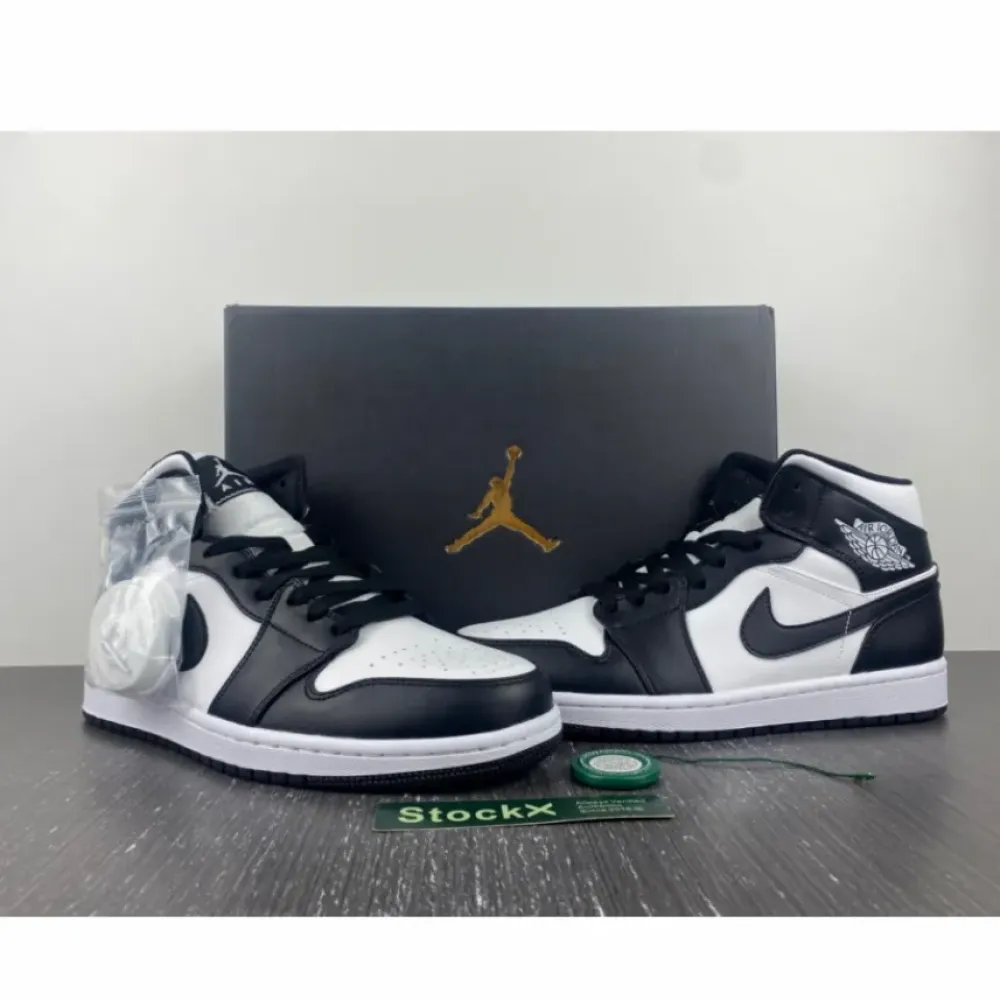 Air Jordan 1 Mid “Panda” White/Black-White  DV0991-101