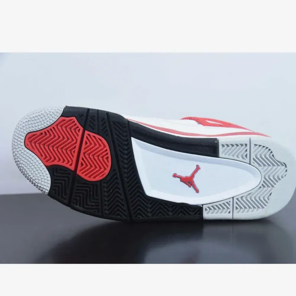 Air Jordan 4 “Red Cement” White/Fire Red-Black  DH6927-161