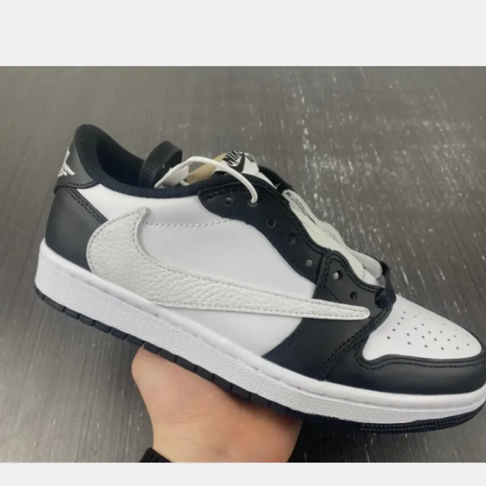 Travis Scott x Air Jordan 1 Low Black White