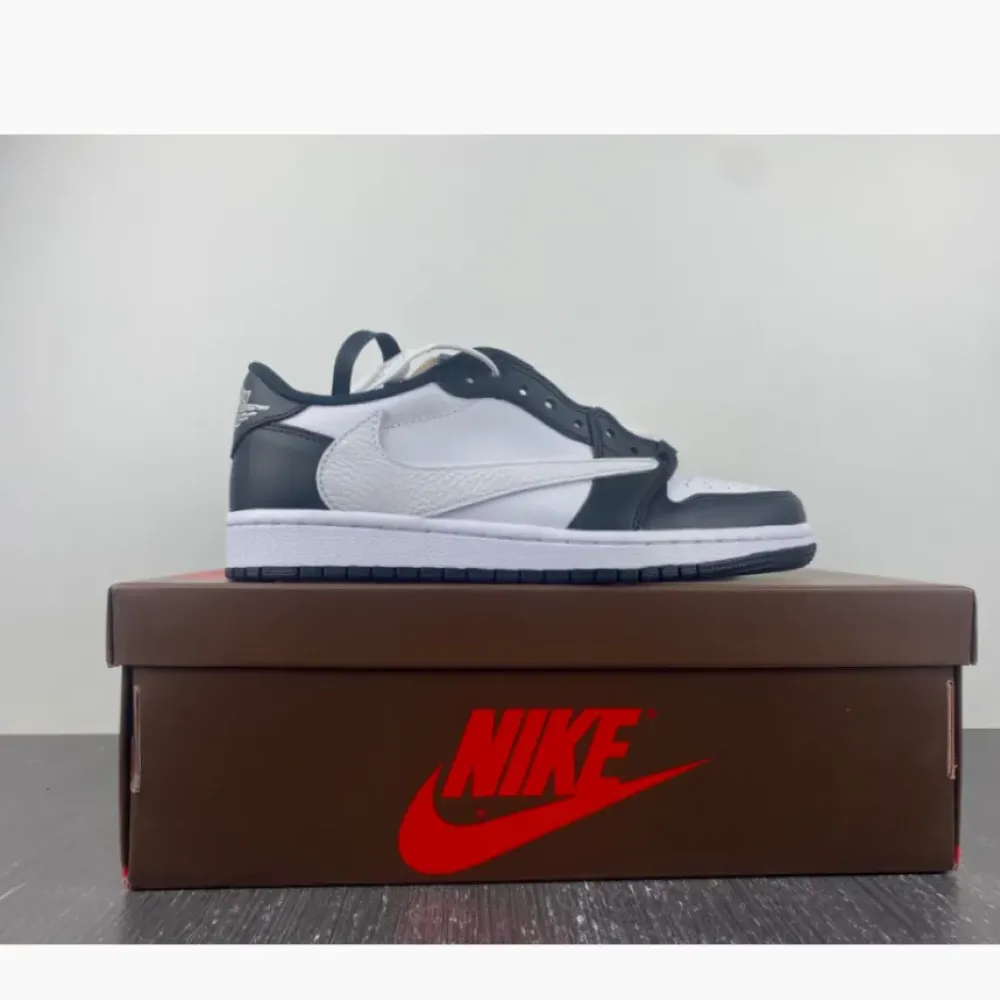 Travis Scott x Air Jordan 1 Low Black White