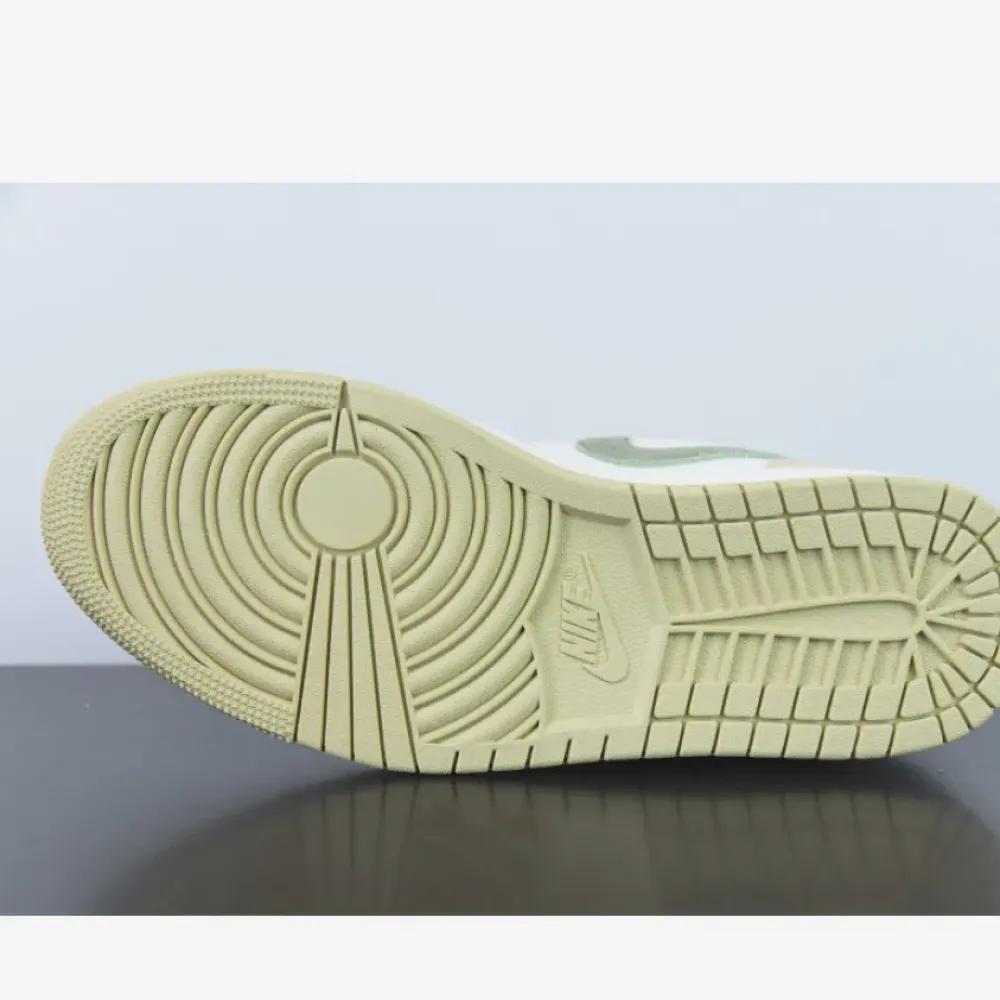 Air Jordan 1 Low Light Olive Pale Citron  FD9906-131