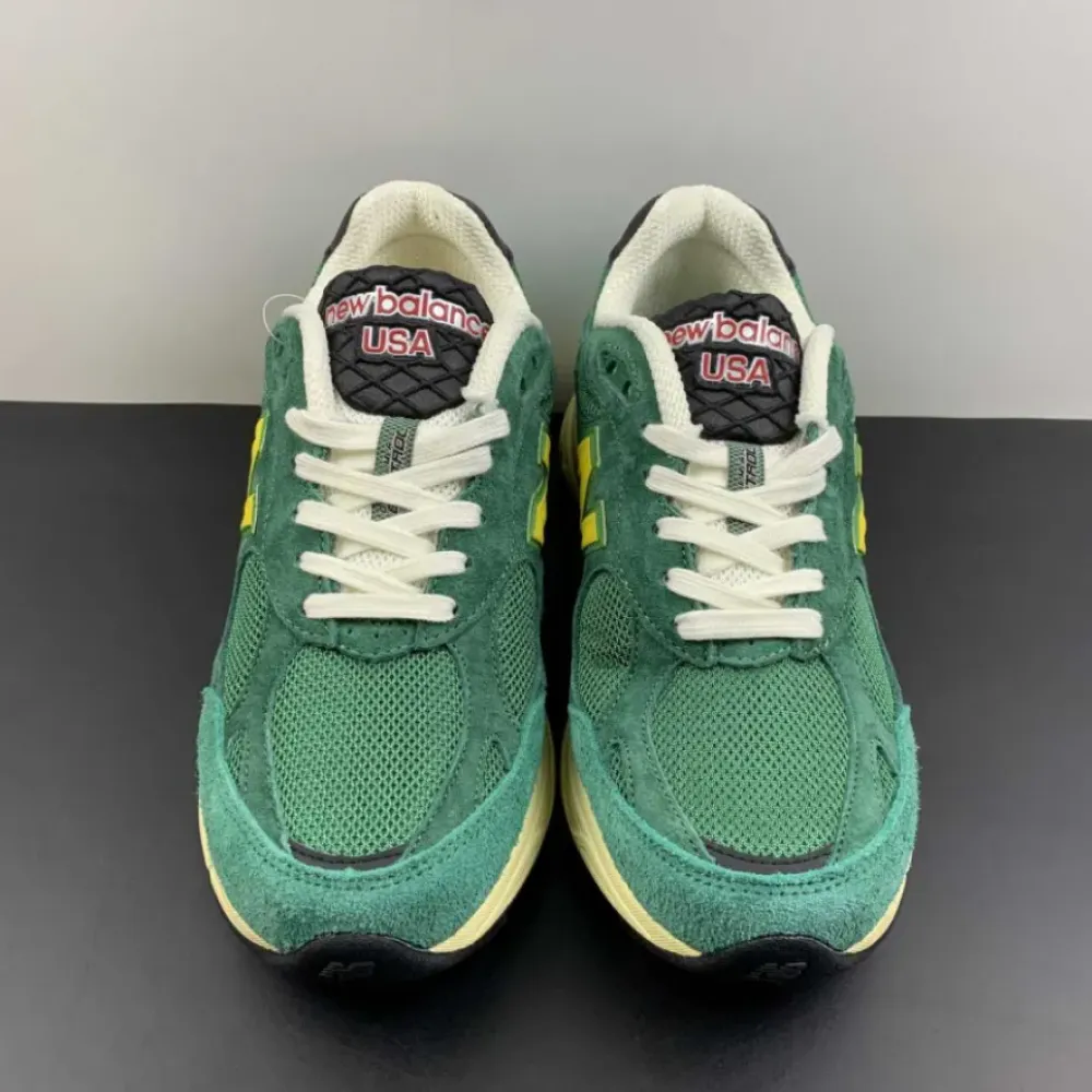 New Balance 990v3 Made in USA Green Yellow  M990GG3
