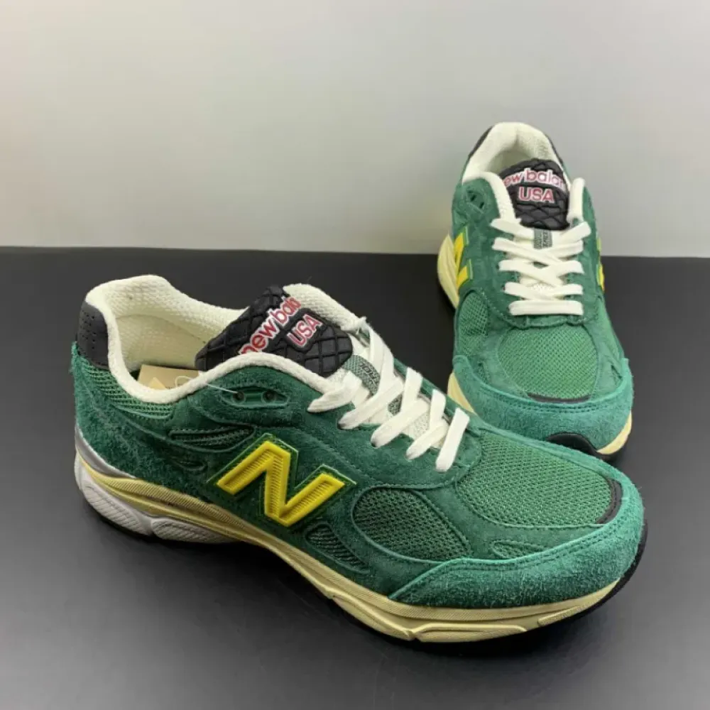 New Balance 990v3 Made in USA Green Yellow  M990GG3